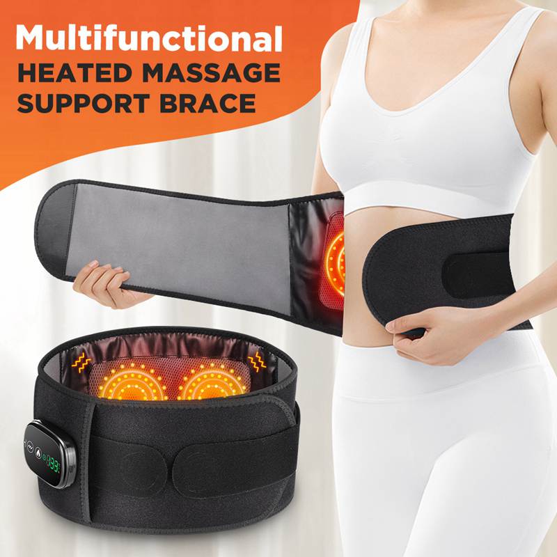 Red light therapy vibrates belt